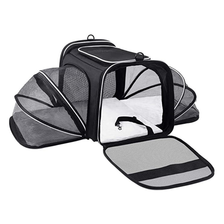 Carrier For Cat Pet Airline Approved Expandable Foive Tapes